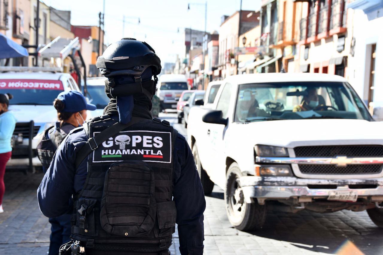 Pone en marcha Seguridad Pública de Huamantla operativo para el 'Buen Fin 2023'